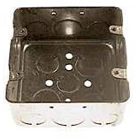 Raco Hubbel Electric Raco Two Gang 4in. Square Box With Knockouts  0683 683